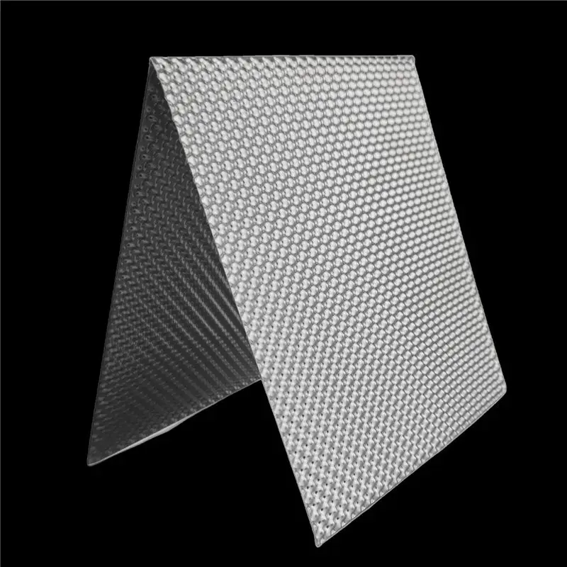 A93E-2X Embossed Aluminum Heat Shield, Exhaust Pipe Heat Shield And Automobile General Heat Insulation Aluminum Plate