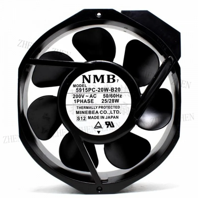 Y FOR NMB 5915PC-20W-B20 17238 AC200V 25/28W 17.2CM High Temperature Cooling Fan