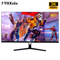 FYHXele 32inch Monitor 165hz 2K QHD High Fresh Rate For Gaming Computer Monitor IPS Panel LED Desktop FreeSync G-Sync MPRT 1ms