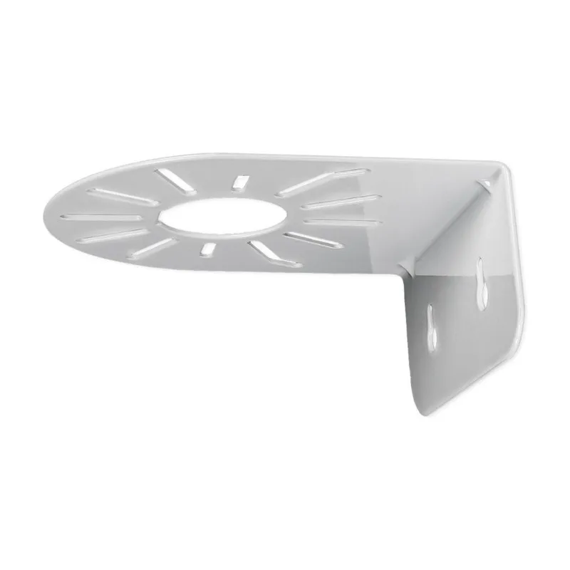 White Wall Mount Bracket BR-G02 For Surveillance Camera-Durable Design, Easy To Install Ideal Perfect For Home Security Systems-