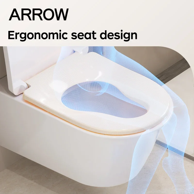 ARROW hight quality bidet toilet seat glazed ceramic sanitary ware one piece wc toilet wall down rimless wall mounted toilet