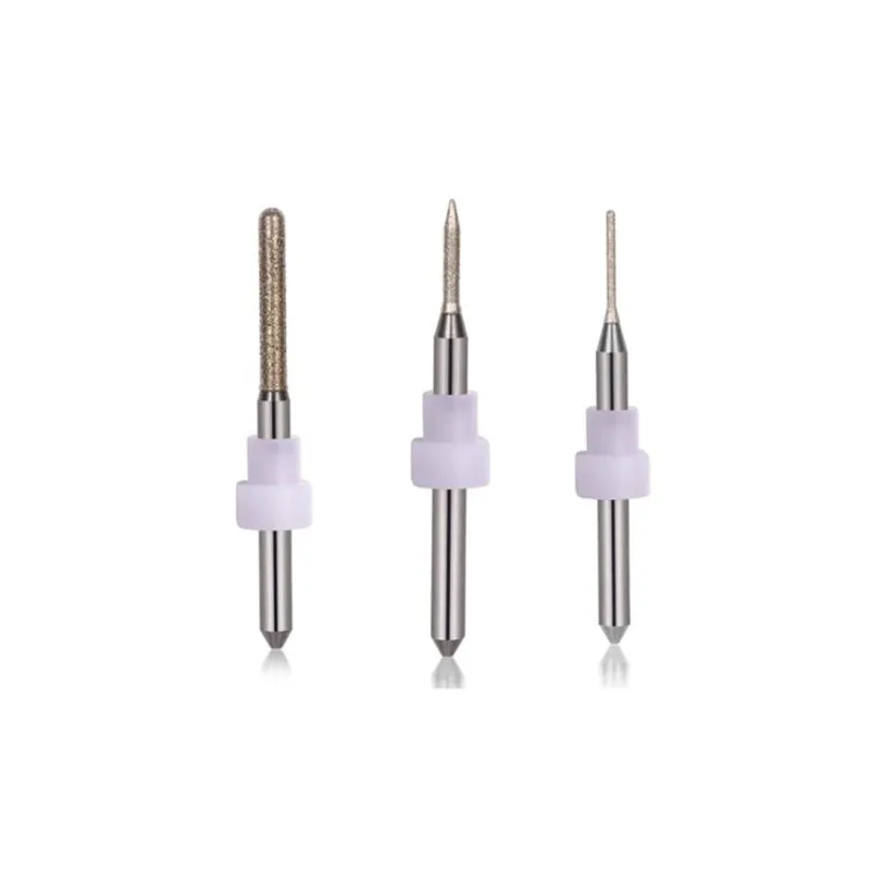 Dental Lab Roland DWX50/51D/52D Glass Ceramic Cutter CADCAM Milling ends for Emax Lithium Disilicate Shank 4mm