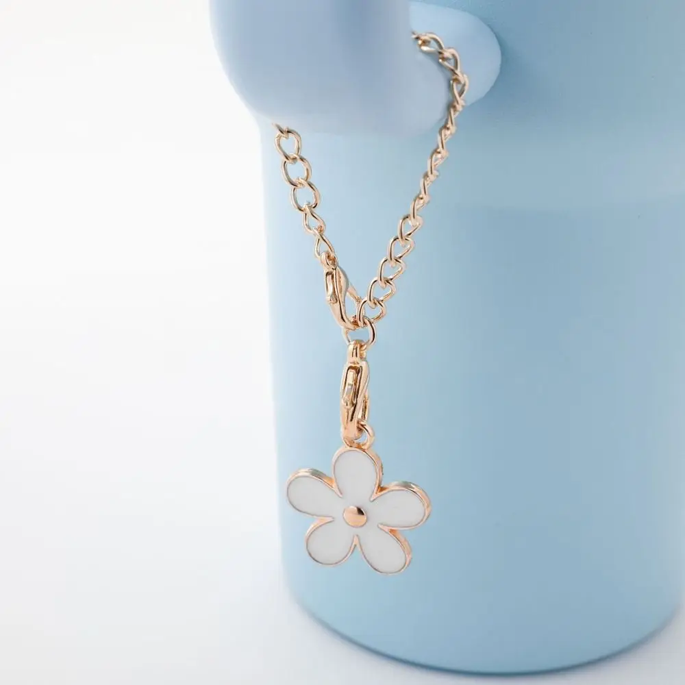 

Heart Shaped Cup Letter Charm Chain Keychain Cup Accessories Jewelry Cute Pendant for For Cup Tumbler