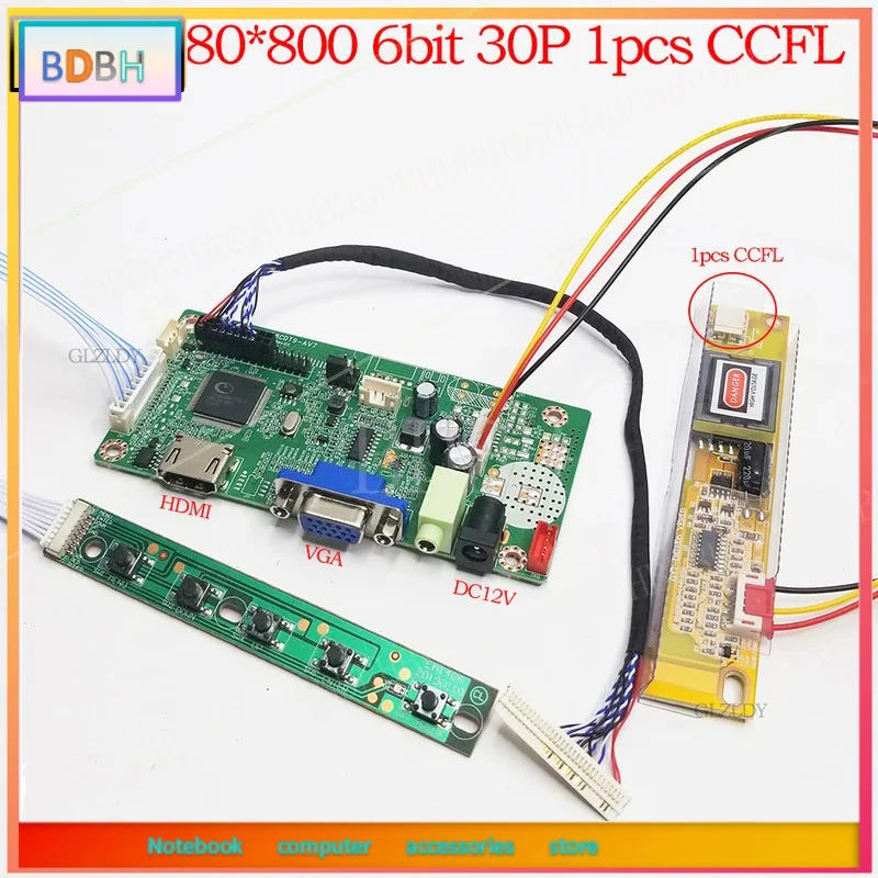 Placa controladora LCD para monitor de 15.4 polegadas 1280X800 N154I2 QD14TL01 CLAA141WB02 LP141WX1 LP154WX4-TL** B141EW01 HDMI VGA DIY