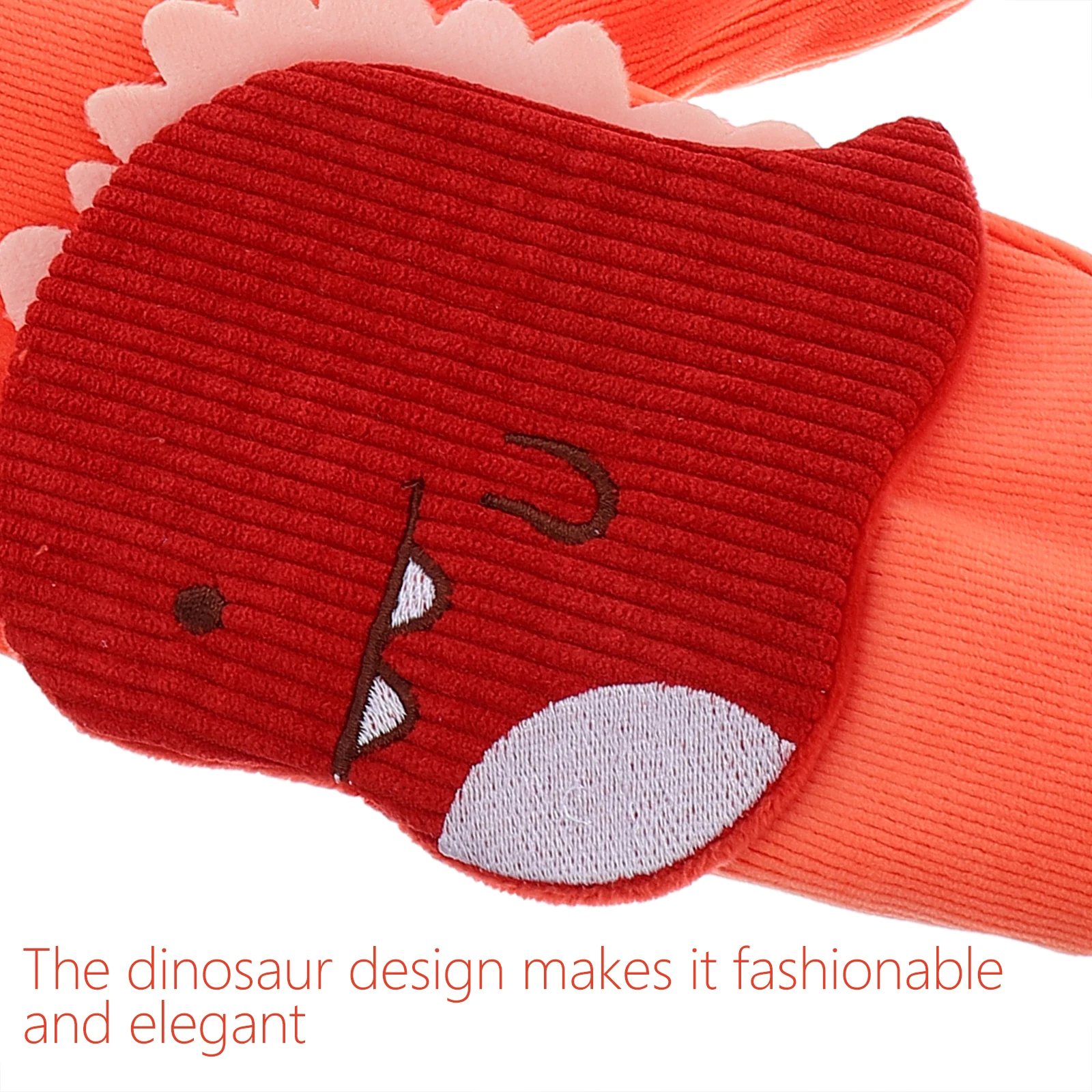

Warm Kids Winter Scarf Dinosaur Design Children's Fashionable Outdoor Neckerchief Elegant Easy Gift Family Friends