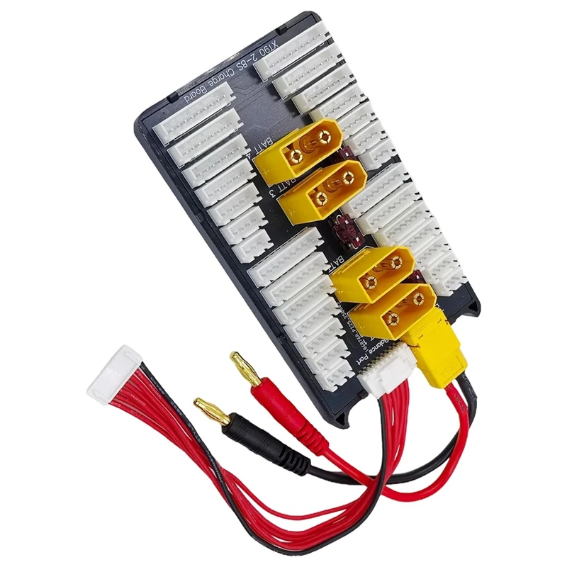 Super Sale 2-6S 2-8S XT90 Lipo Battery Parallel Charging Board Balanced Adapter