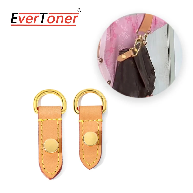 

EverToner Fashion Leather Suitable for L Looping bag Buckle DIY Replacement Bag Hardware Bag Accessories