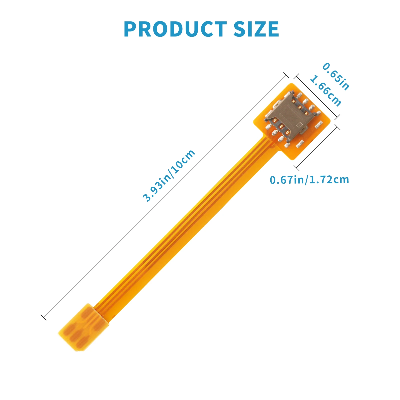 Nano-SIMカードコンバーター,fpc延長ケーブル,nano 4ff micro 3ff,標準2ff,usimカードアダプター,変換ライン,2個