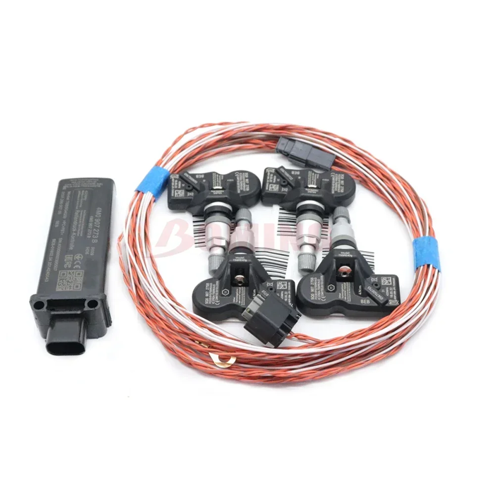 4M0907273B 5Q0907275B Set Tire Pressure Monitoring Sensor TPMS for AUDI Q7 A5 SKODA BENTLEY PORSCHE McLAREN for Volkswagen TPMS