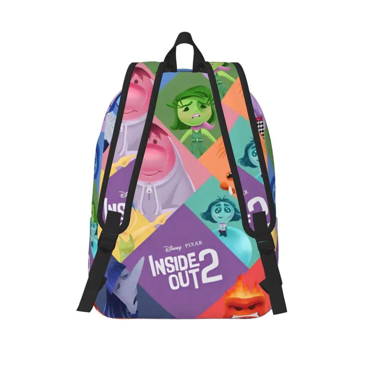 حقيبة ظهر رائعة من Inside Out Emotions Group، حقيبة ظهر رياضية للمدرسة الثانوية والأعمال الكرتونية للرجال والنساء، حقيبة كتف جامعية