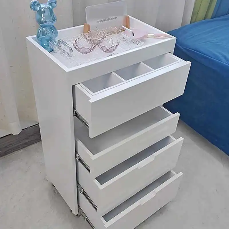 المنظمون عربات عربة لحام الجمال Salonkosmetik wagen Herramientas الأثاث Muebles blancos عربة التخزين الطبية