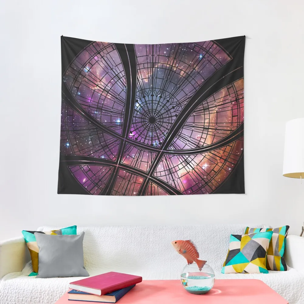 

Strange window Tapestry Aesthetics For Room Christmas Decoration Tapestry