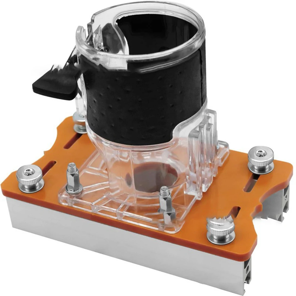 Router Slotting Tool Compact Router Base Adaptable Thickness Range Versatile Woodworking Router Base For Woodworking