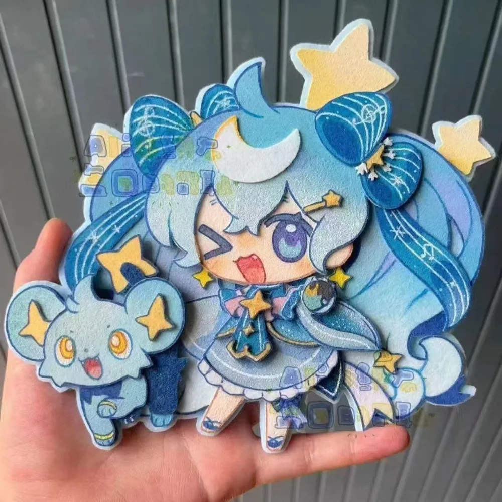 

New Non Woven Pendant Project Diva Anime Peripheral Cute Q-version Diy Non-woven Backpack Decoration