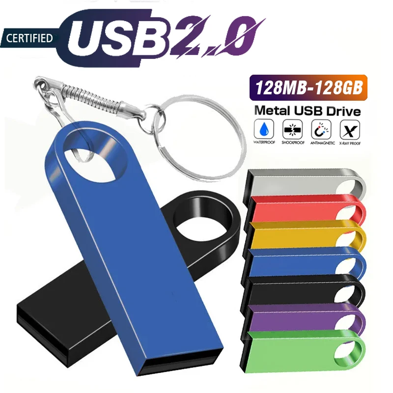 USB Flash Drive 1GB 2GB 4G 8GB Pen Drive 16GB 32GB Pendrive 64GB 128GB 2.0 Gift USB Stick 128MB 256MB Free Custom Logo