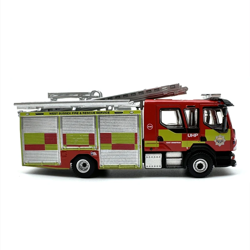 OXFORD 1:76 Scale Diecast Volvo FI Emergency Fire Truck Toys Cars Model Classics Nostalgia Adult Souvenir Gifts Static Display