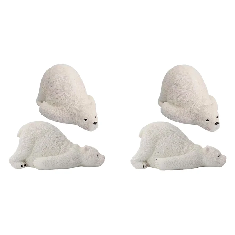 

Любимый клиент, 4 шт., чехлы для туалетных болтов с белым медведем, полимерные колпачки для туалетных болтов, чехлы для туалетных болтов с мультяшным медведем, декоративные аксессуары