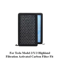 For Tesla Model 3/Y/3 Highland 2024 HEPA N95 Cabin Air Filter Air-Filters Activated Carbon Conditioner Replacement Kits Accessoy