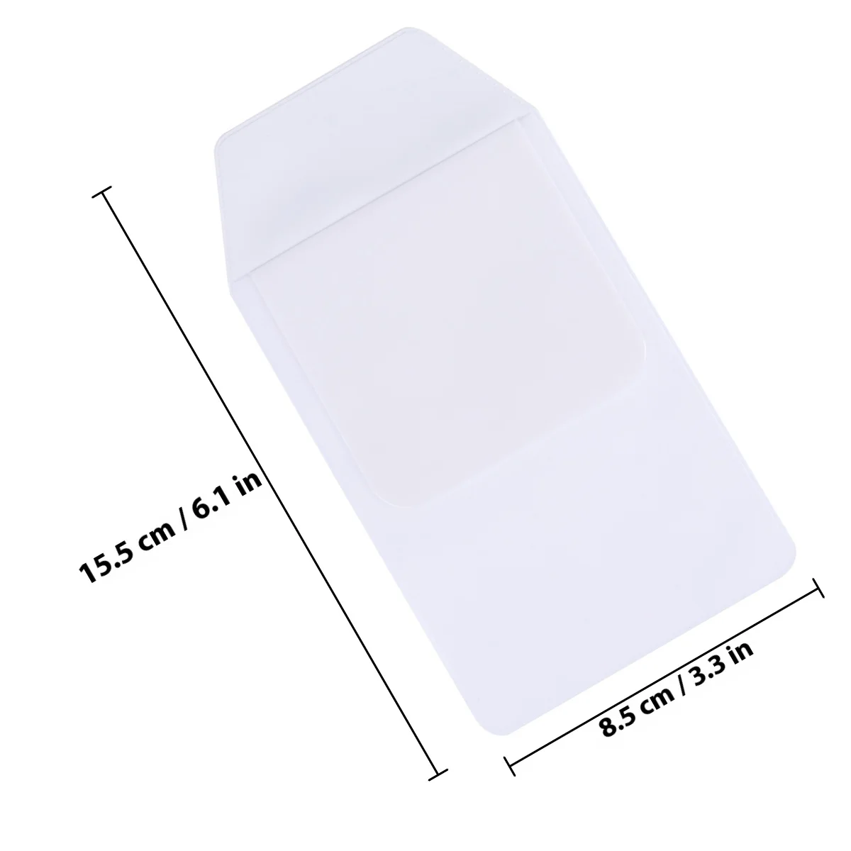 Protector de bolsillo para bolígrafos, bolsa de lápices de PVC a prueba de fugas, portalápices insertado, organizador de papelería Simple y elegante para tarjetas, 12 Uds.