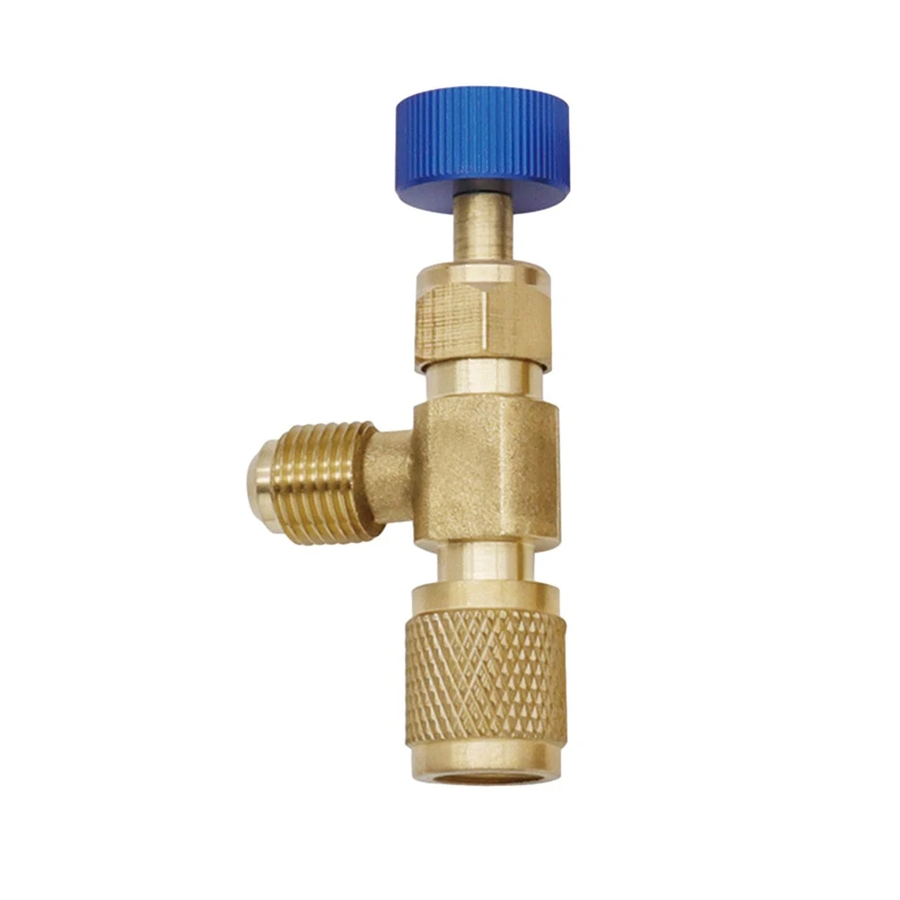 Easy To Handle AC Valve Safety Valve Convenient Switch Operation Leakage-free Connection Movable Thimble Pure Brass Valve Body