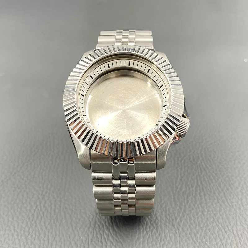 SKX007 Cassa dell'orologio e bracciale in acciaio inossidabile da 22 mm Set quadrante da 28,5 mm adatto al movimento 7S26 4R35 NH34 NH35 NH36 Orologio SKX007 SRPD