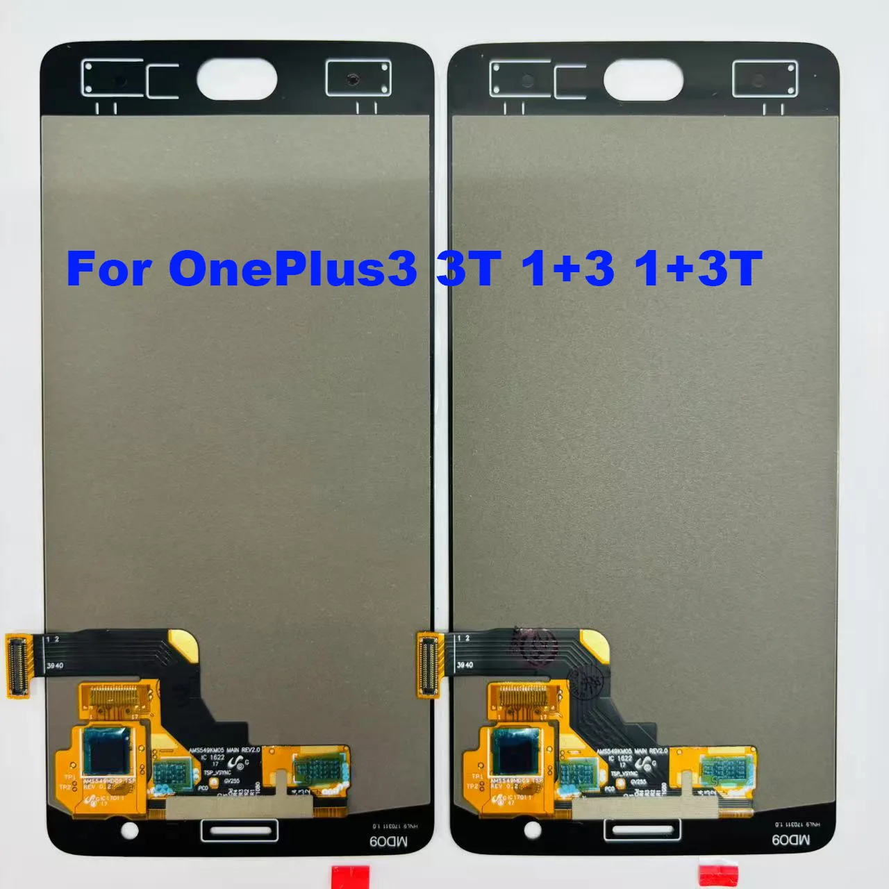 Originele AMOLED 5.5 ''Lcd-scherm Contactscherm Digitizer Vergadering Voor OnePlus3 3T 1 + 3 1 + 3T met Reparatie Tools Zwart