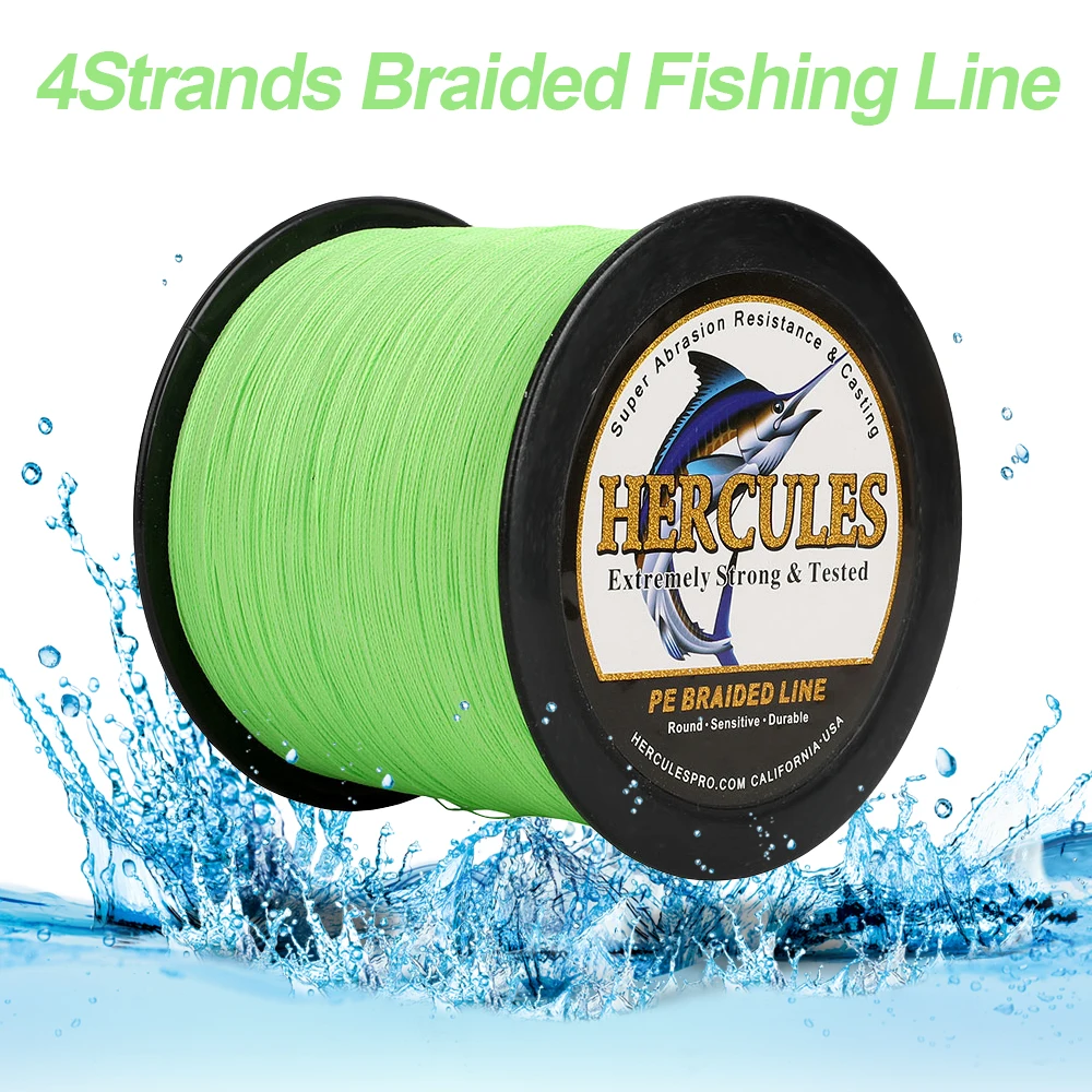 

4 Braided Fishing Line Multifilament PE Carp Fishing 100M To 2000M 6BL10LB 40LB 50LB 90BL100LB Stream Hercules Tresse Peche