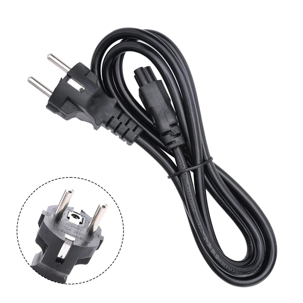 

Pulg EU Charging Cable Weight 140g Wire Accessories Black Core Outdoor Size 140cm Solid Voltage 250V Practical