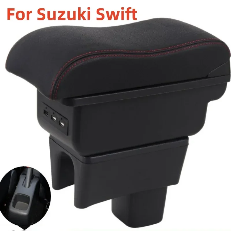 

Для Suzuki Swift 2005-2023: Подлокотник с изогнутой поверхностью, органайзер для хранения, простая установка, специализированный