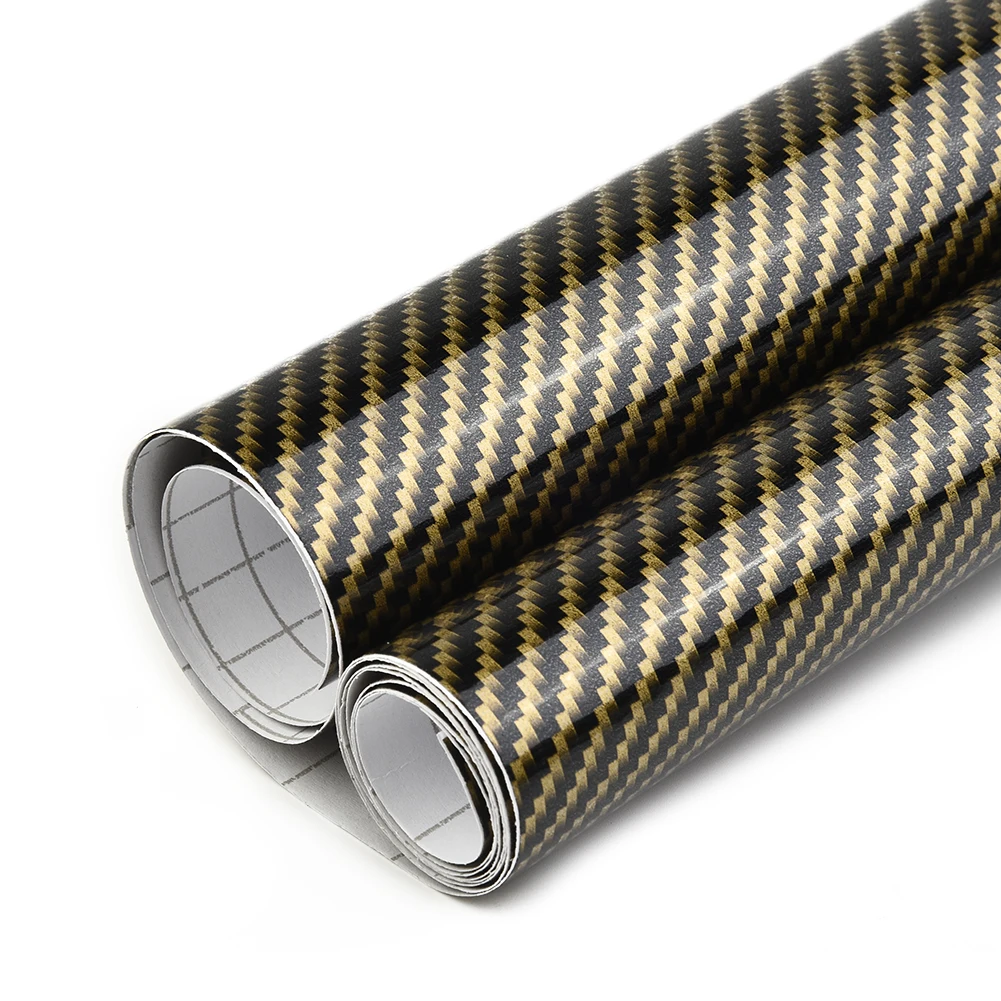 

Accessories Roof Sticker Alternative Parts Practical Replacement Black Wrap 2D Decal Gold Vinyl Film Hot Sales