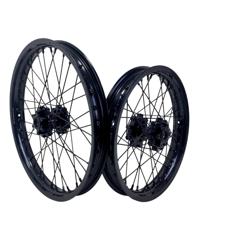 

Install Talarias MX5 Set Front 1.6 * 19 Rear 1.85 * 16 Wheel Set Electric SUV Wheels