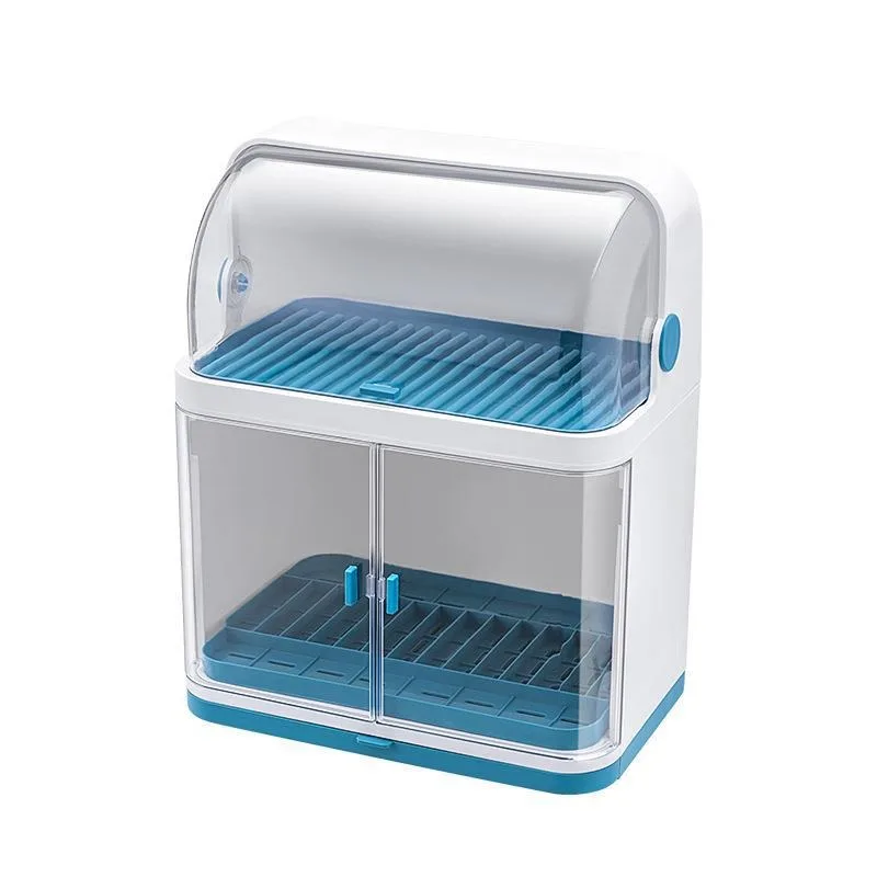 Popular Household Dishes and Chopsticks Plastic Storage Boxes& Bins Tableware Kitchen Shelf