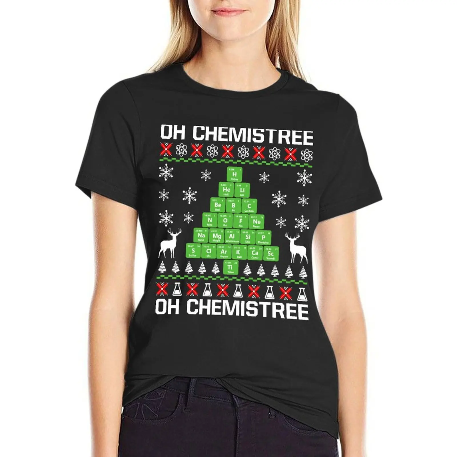 

Christmas Gifts - Oh Chemistry Funny Christmas Sweatshirt, Ugly Christmas Sweater For Men, Women T-Shirt sweat Woman clothing