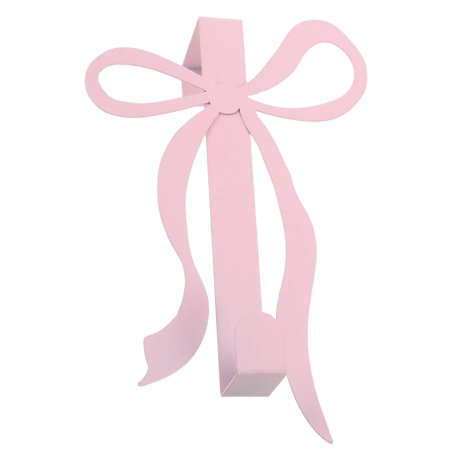 Pink Bow Over The Door Hooks Metal Strong Door Hanger Rack Coquette Room Decor Cabinet Bathroom Bedroom Kitchen Storage