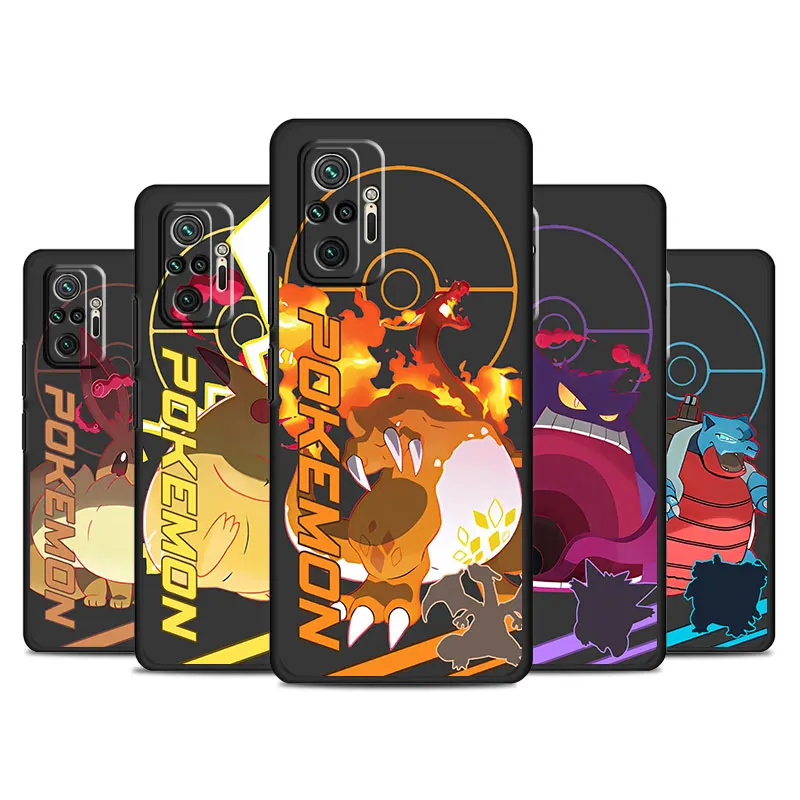 

phone Cases for Xiaomi Redmi Note 9 13 case 11S 13C 10 5G 12 Pro 12S 12C 7 fundas Antiscratch cover Mega Evolution Baby Pet Cute