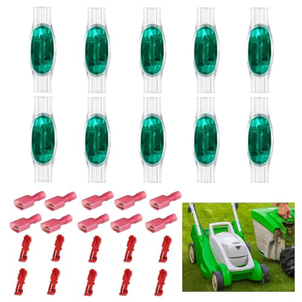 Efficient Outdoor Cabling Solution Robust Cable Connectors and Connecting clamps Suitable for Lawnmowing Robots