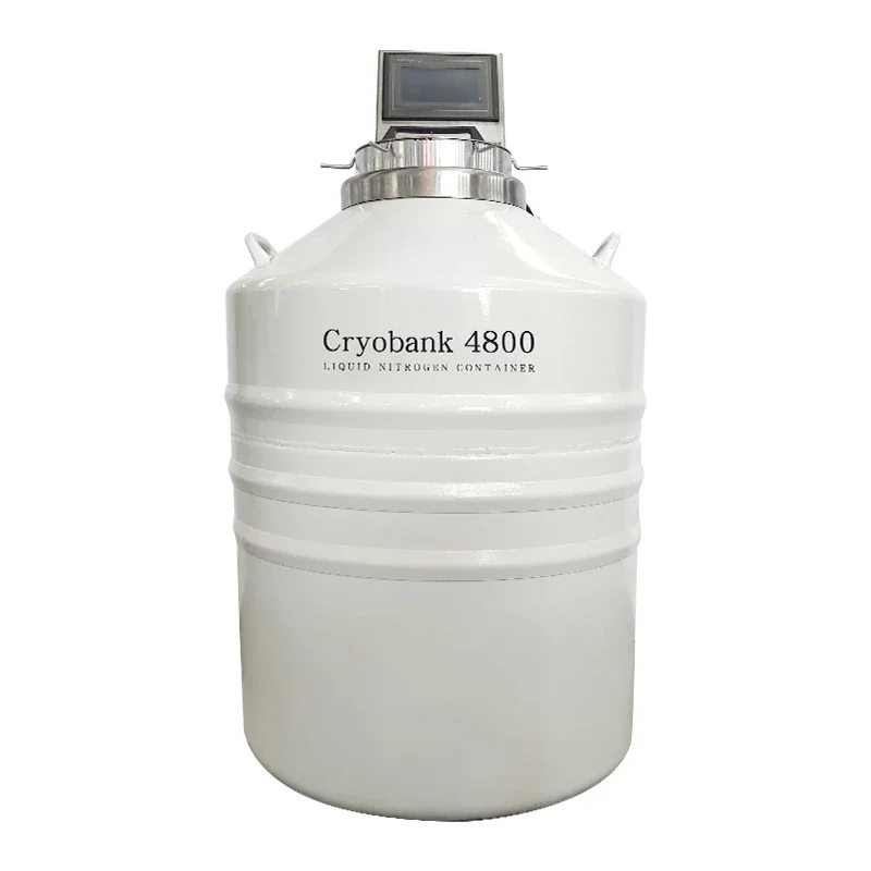 Small Gaseous Phase Nitrogen Canister 65L Laboratory 95/145/175l Liquid Nitrogen Biological Container Storage System