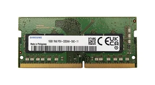 

Samsung M471A2G43CB2-CWE 16 GB Memory Module - 1Rx8 - DDR4 - 3200 MHz - CL22 - 12 Volts - 260-Pin SODIMM - Used-Like New