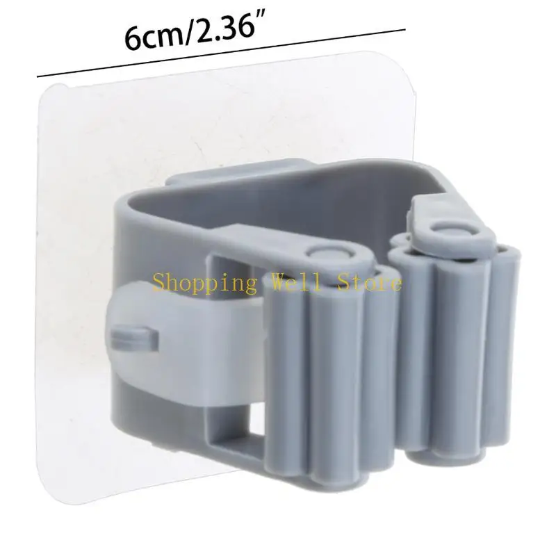 KX4B Mop Hook Punching без полки ванной комнаты подвесная метла держатель зажима прочный бесшовный настенный подвесной крючок