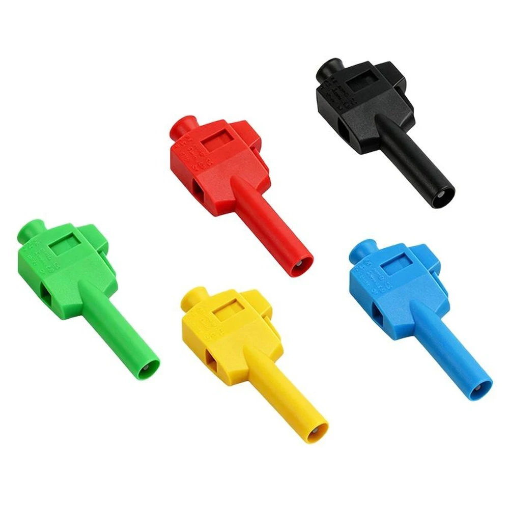 1PCS 4mm Banana Plug Solder‑Free Press Connection Max 20A 600V Quick Wiring Terminal Connector for Multimeter Test Measurement