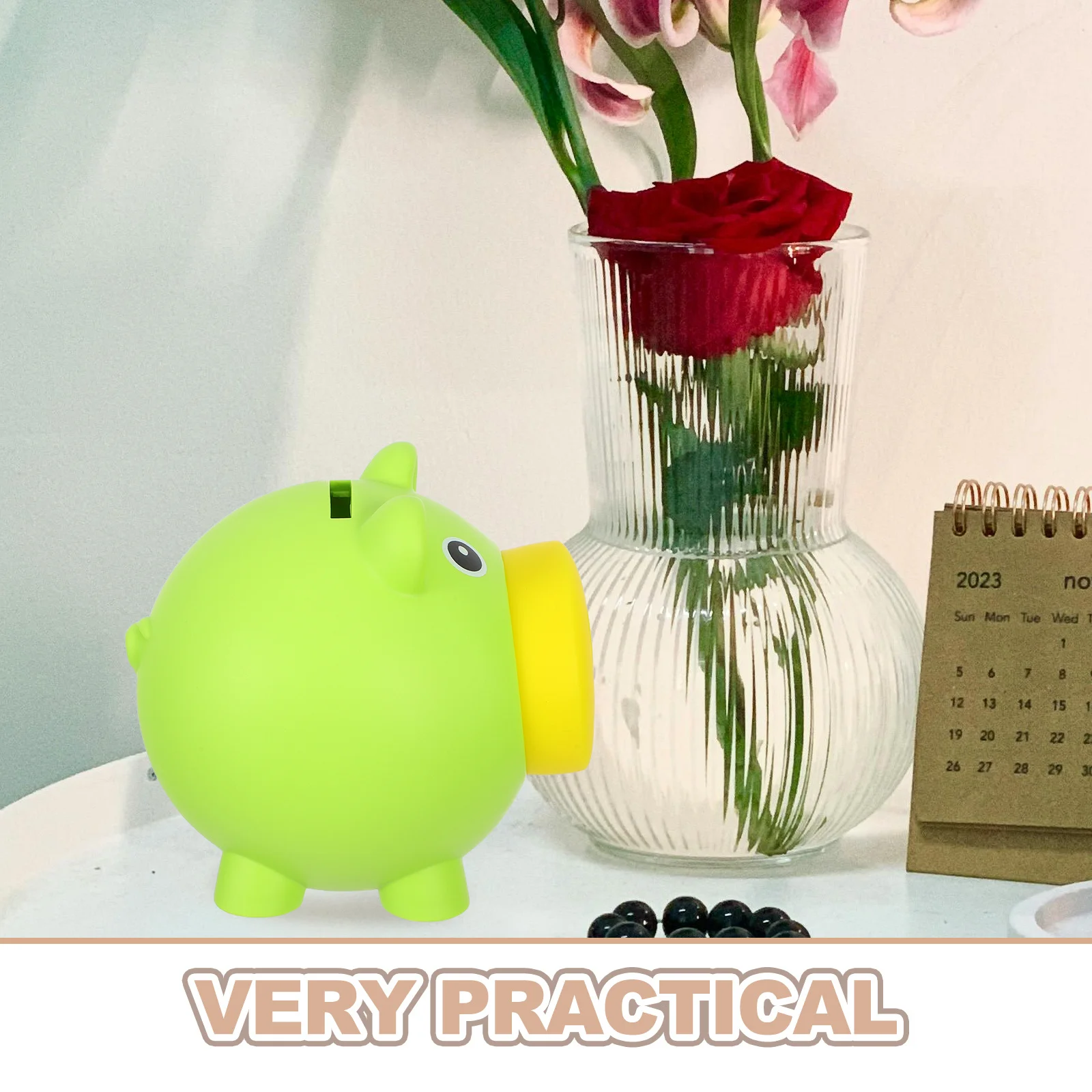 Tirelire de dessin animé mignon pour enfants, boîte d'économie d'argent, banque de pièces pour garçons et filles, décor de Table de chambre d'enfants, pot d'économie de petit cochon