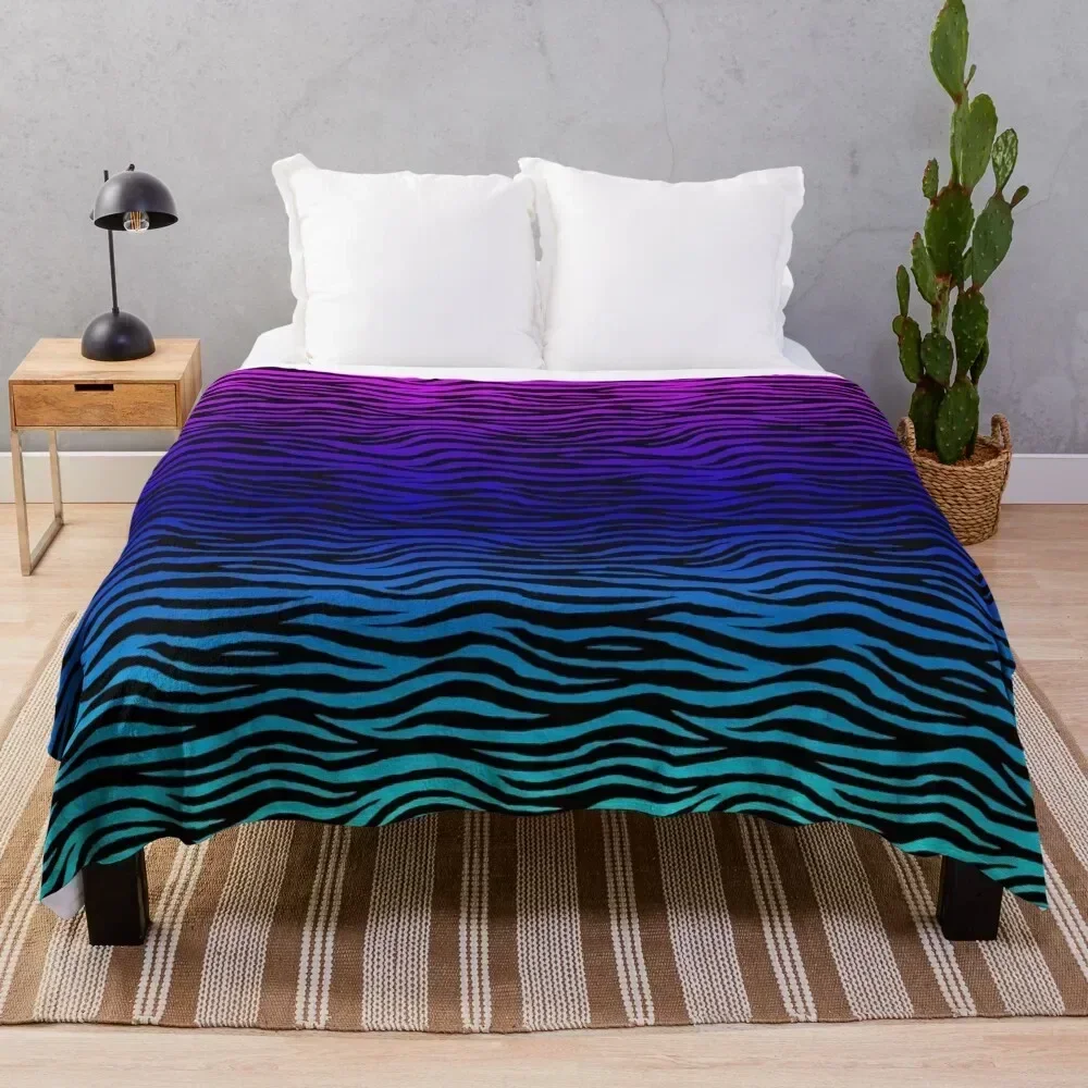 

Purple Zebra Print Throw Blanket Beautifuls Custom Blankets