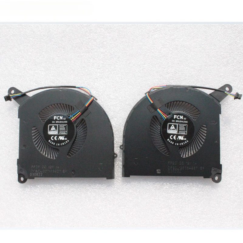 Laptop CPU Cooling Fan For GIGABYTE AERO 16 YE5 RP86YE5 RP87YE 17 XE5 FP2F DFSCM227163927 FP2D DFSCL12E064867 12V