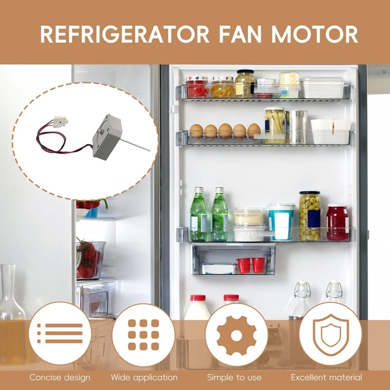 M14K-6X для двигателя холодильника с двойной дверью 4681Jb1029a 4681Jb1029b DC13v 3,20 Вт, двигатель охлаждающего вентилятора, запасные части