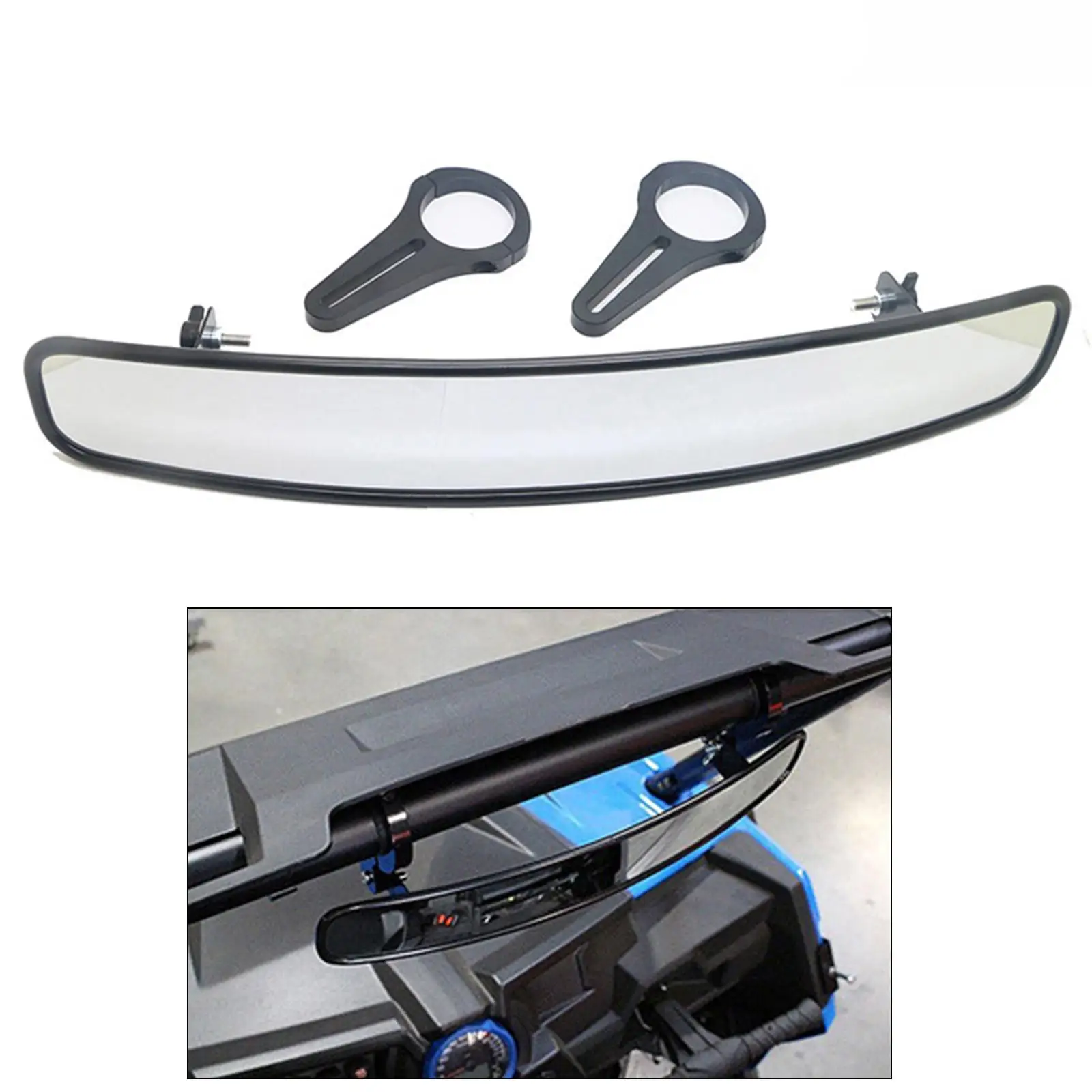 

ATV Car Rear View Mirror UTV ATVMirror with 1.75" Clamps for Polaris ALL RZR Turbo PRO XP for Arctic Cat Wildcat X 1000 Sport