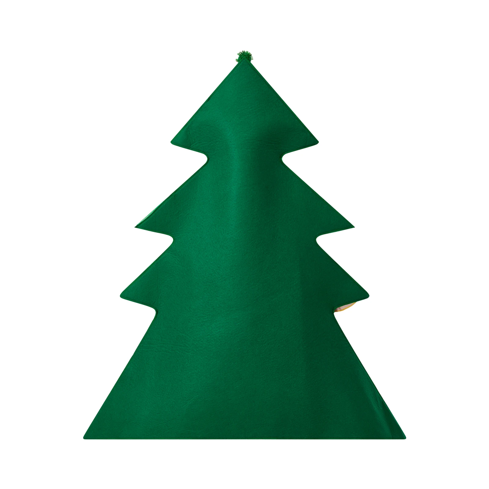 Kinder Weihnachtsbaum ärmelloser Kapuzenoverall für Jungen und Mädchen Puppenkleidung Weihnachtsfeier Cosplay Bühnenauftritt