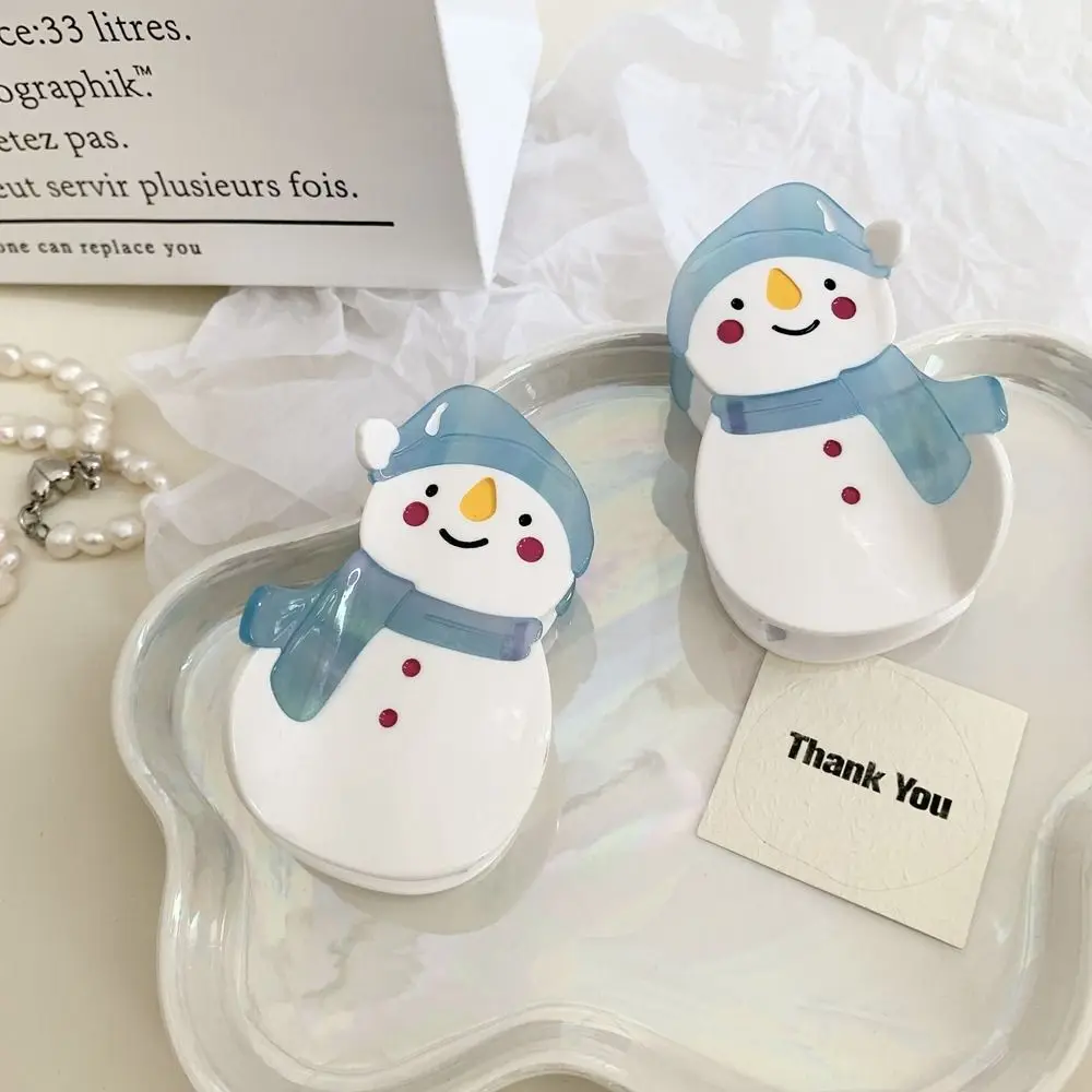 Personalized Acetic Acid Acetate Snowman Hair Claw Cute Grab Clip Hair Clip Headdress Hair Accessories Big Hairpin Female