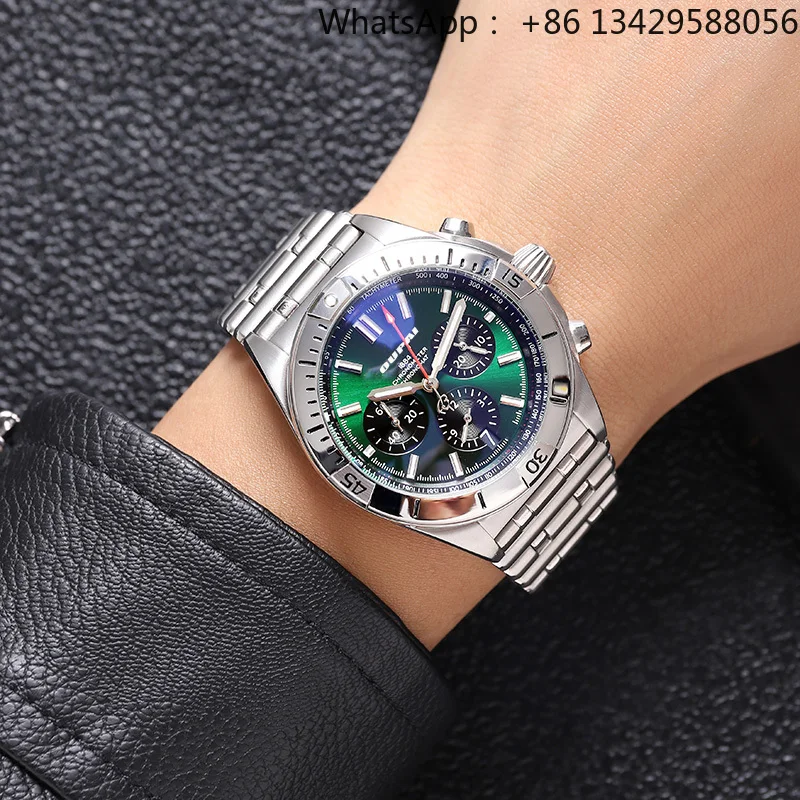 OUPAI 2025 New Arrival Bullet Stainless Steels Strap Quartz Chronograph Stop Watch Wristwatch Man Waterproof Luminous wristwatch