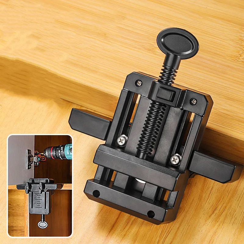 1PC Multifunctional Fixture Cabinet Door Installation Auxiliary Tool Cabinet Door Bracket Home Renovation Hardware Tool