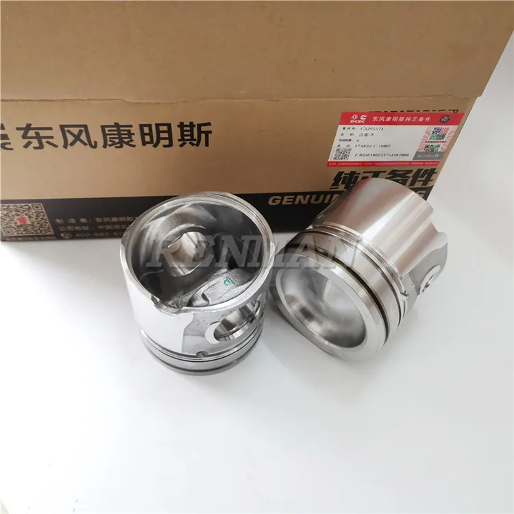 

Запасные части двигателя Dongfeng Cummins Поршень QSB6.7 5295571 Дизельный двигатель грузовика Dongfeng 4934860